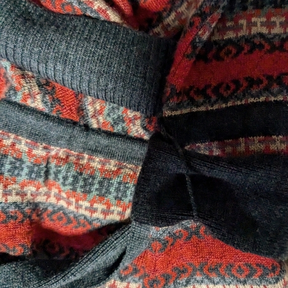 PENDLETON US Women’s Large Washable Merino Wool Quimby Sweater Dress Wrap Belted - Picture 8 of 9